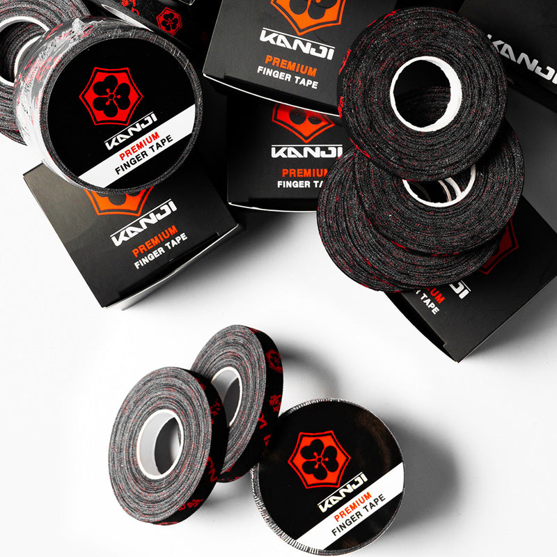 KANJI premium finger tape rolls and product packaging